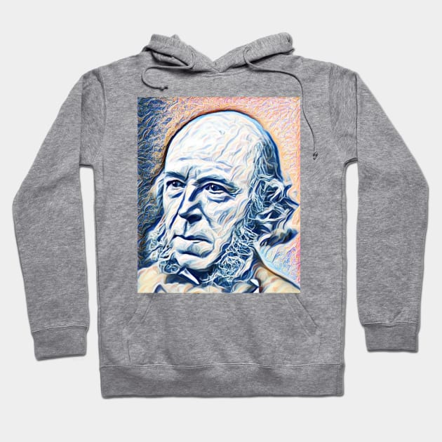 Herbert Spencer Portrait | Herbert Spencer Artwork 12 Hoodie by JustLit